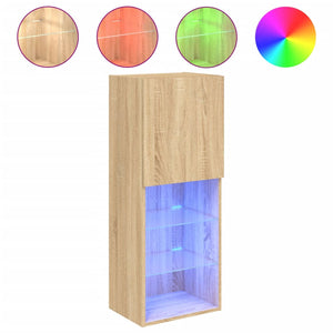TV-Schrank Sonoma-Eiche mit LED