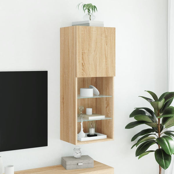 TV-Schrank Sonoma-Eiche mit LED