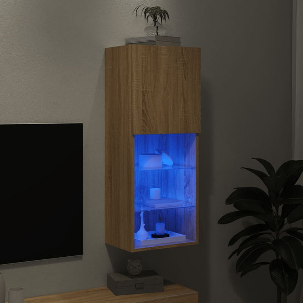 TV-Schrank Sonoma-Eiche mit LED