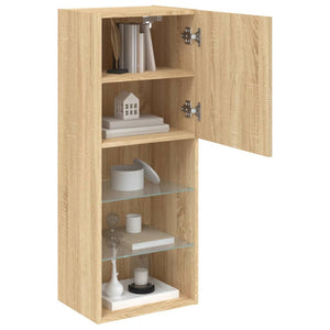 TV-Schrank Sonoma-Eiche mit LED