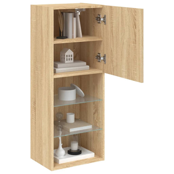 TV-Schrank Sonoma-Eiche mit LED