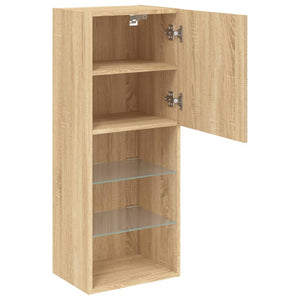 TV-Schrank Sonoma-Eiche mit LED