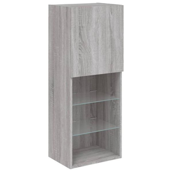 TV-Schrank Grau Sonoma mit LED