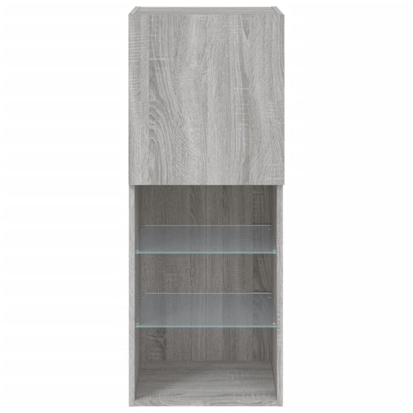 TV-Schrank Grau Sonoma mit LED