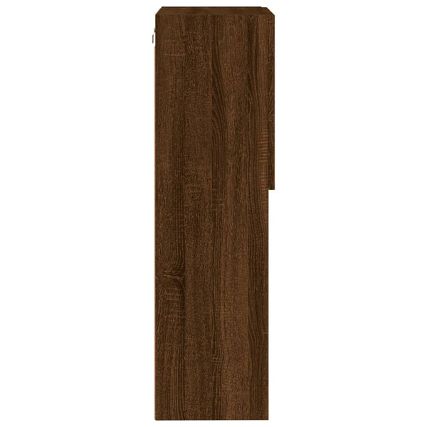 TV-Schrank mit LED Braun Eichen-Optik 102cm