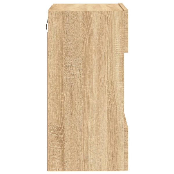 TV-Wandschrank Sonoma Eiche mit LED