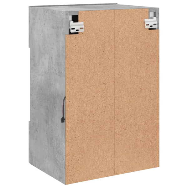 TV-Wandschrank mit LED Betongrau