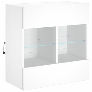 TV-Wandschrank mit LED Weiß 58,5 cm