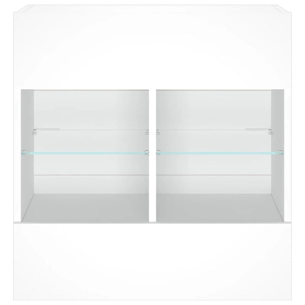 TV-Wandschrank mit LED Weiß 58,5 cm