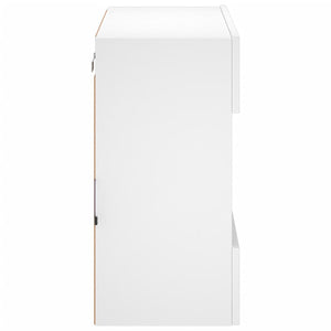 TV-Wandschrank mit LED Weiß 58,5 cm