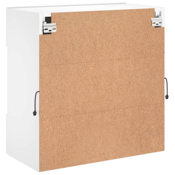 TV-Wandschrank mit LED Weiß 58,5 cm