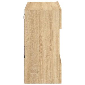 TV-Wandschrank Sonoma Eiche mit LED