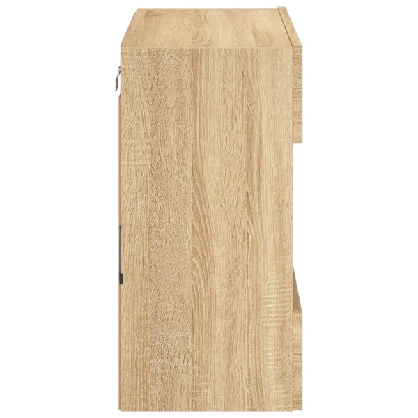TV-Wandschrank Sonoma Eiche mit LED