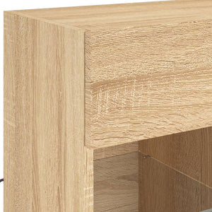 TV-Wandschrank Sonoma Eiche mit LED