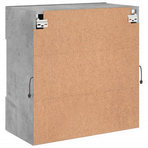 TV-Wandschrank mit LED Betongrau 58,5cm