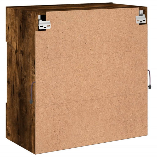 TV-Wandschrank Räuchereiche mit LED 58,5cm