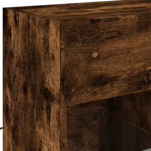 TV-Wandschrank Räuchereiche mit LED 58,5cm