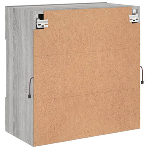 TV-Wandschrank Grau Sonoma mit LED