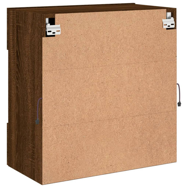 TV-Wandschrank mit LED Eichen-Optik