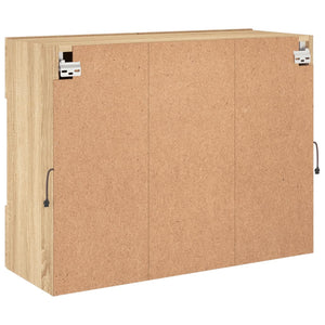 TV-Wandschrank mit LED Sonoma-Eiche