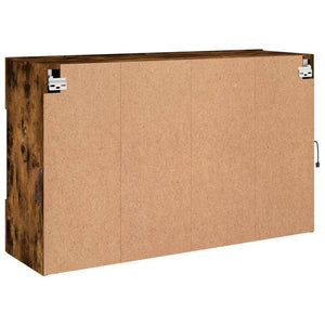 TV-Wandschrank mit LED Räuchereiche 98,5 cm