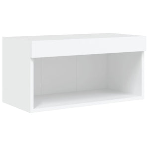 TV-Schrank Weiß mit LED 60 cm