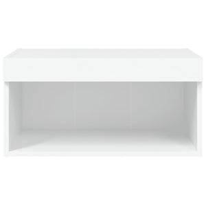TV-Schrank Weiß mit LED 60 cm