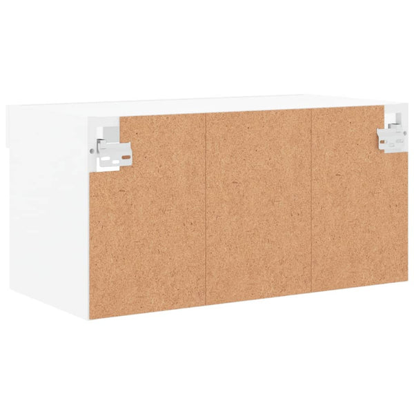 TV-Schrank Weiß mit LED 60 cm