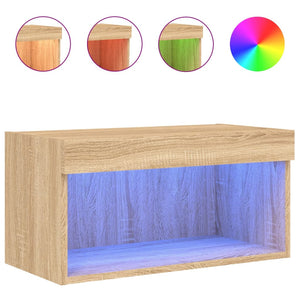 TV-Schrank Sonoma-Eiche mit LED 60x30x30 cm
