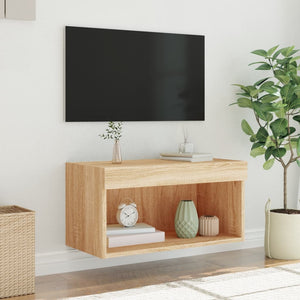 TV-Schrank Sonoma-Eiche mit LED 60x30x30 cm
