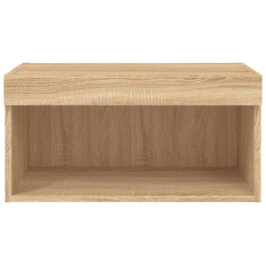 TV-Schrank Sonoma-Eiche mit LED 60x30x30 cm