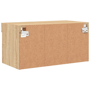 TV-Schrank Sonoma-Eiche mit LED 60x30x30 cm