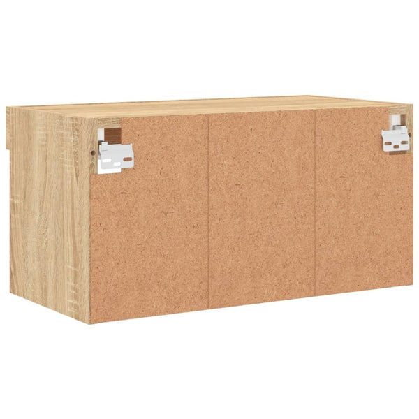 TV-Schrank Sonoma-Eiche mit LED 60x30x30 cm
