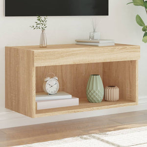 TV-Schrank Sonoma-Eiche mit LED 60x30x30 cm