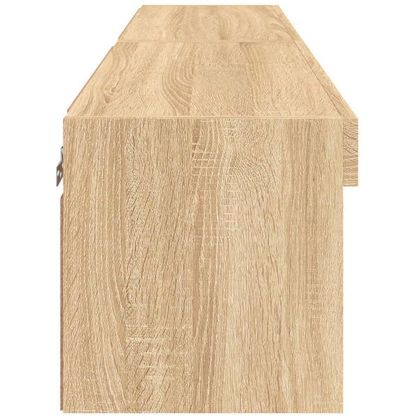 TV-Schränke mit LED Sonoma-Eiche 60x30x30 cm, 2er-Set