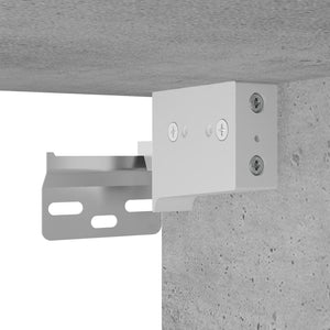TV-Schrank Betongrau mit LED 60x30x30 cm