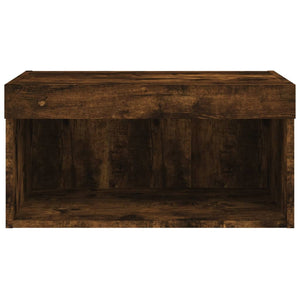 TV-Schrank Räuchereiche mit LED 60x30x30 cm