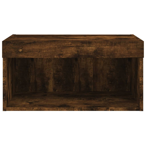 TV-Schrank Räuchereiche mit LED 60x30x30 cm