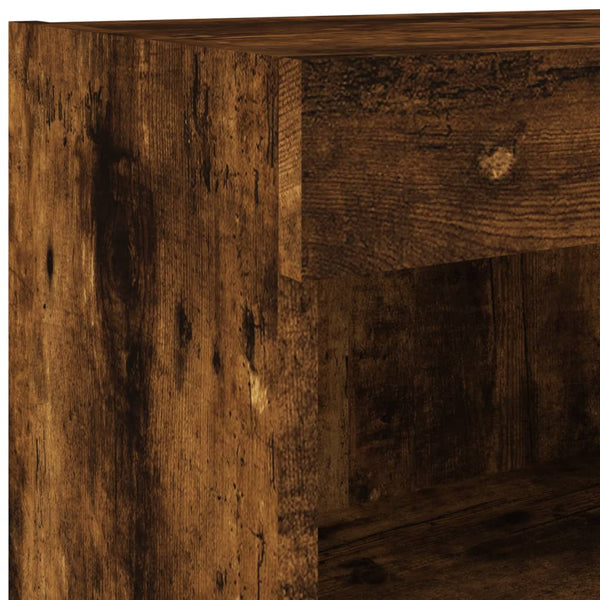 TV-Schrank Räuchereiche mit LED 60x30x30 cm