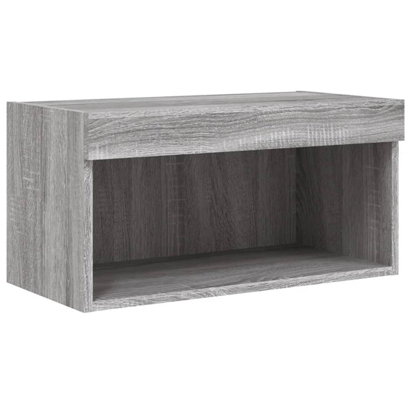 TV-Schrank Grau Sonoma mit LED