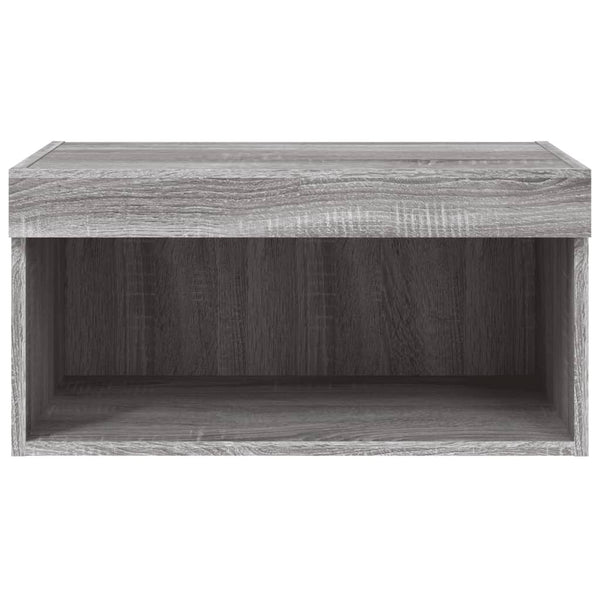TV-Schrank Grau Sonoma mit LED