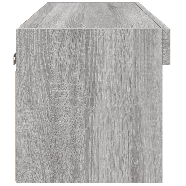 TV-Schrank Grau Sonoma mit LED