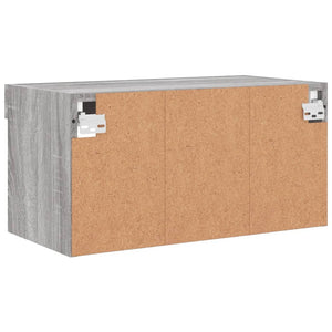 TV-Schrank Grau Sonoma mit LED