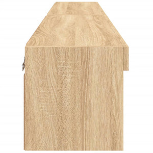 TV-Schränke mit LED Sonoma-Eiche 80x30x30cm, 2er-Set