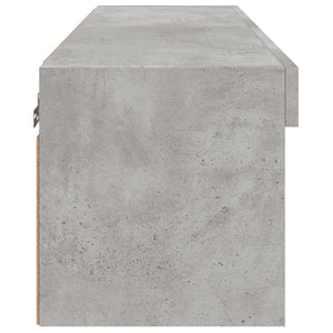 TV-Schrank Betongrau mit LED 80cm
