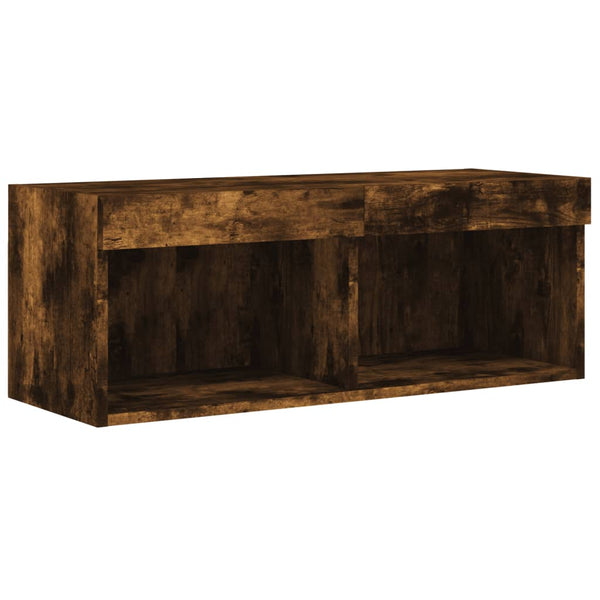 TV-Schrank Räuchereiche mit LED 80cm