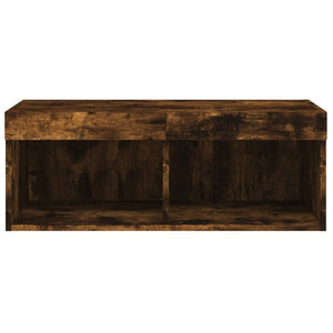 TV-Schrank Räuchereiche mit LED 80cm