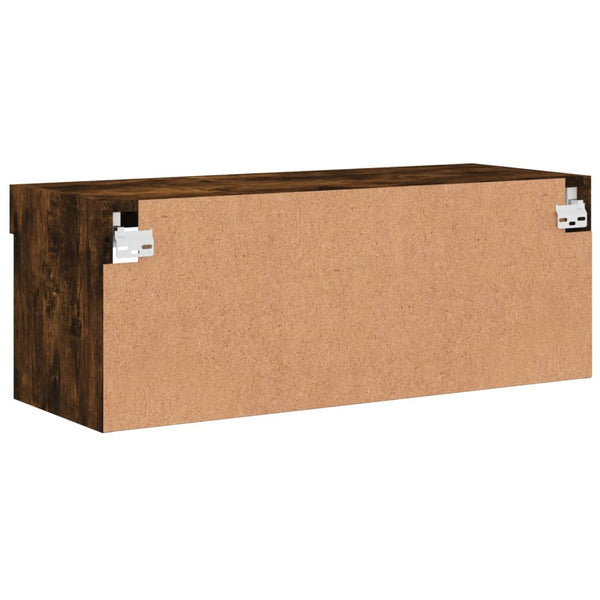 TV-Schrank Räuchereiche mit LED 80cm