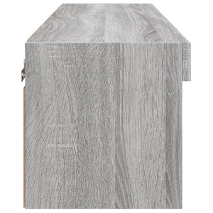 TV-Schrank Grau Sonoma mit LED 80cm