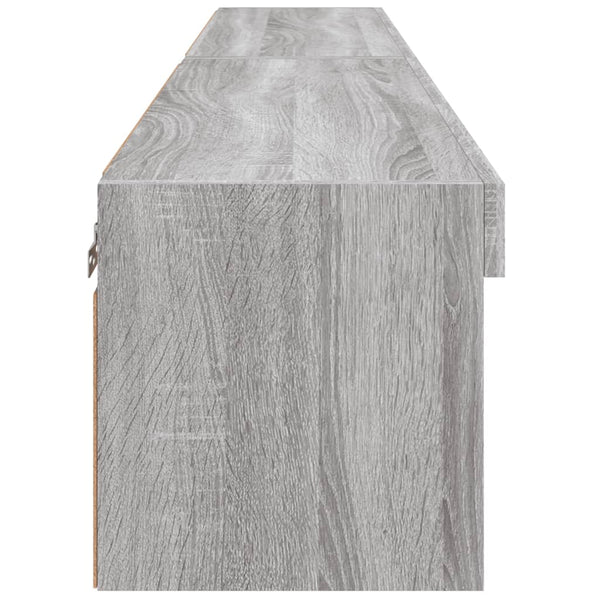 TV-Schränke mit LED Grau Sonoma 80 cm, 2er-Set